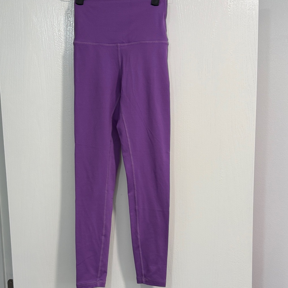 Fleo Purple High-Waisted Leggings